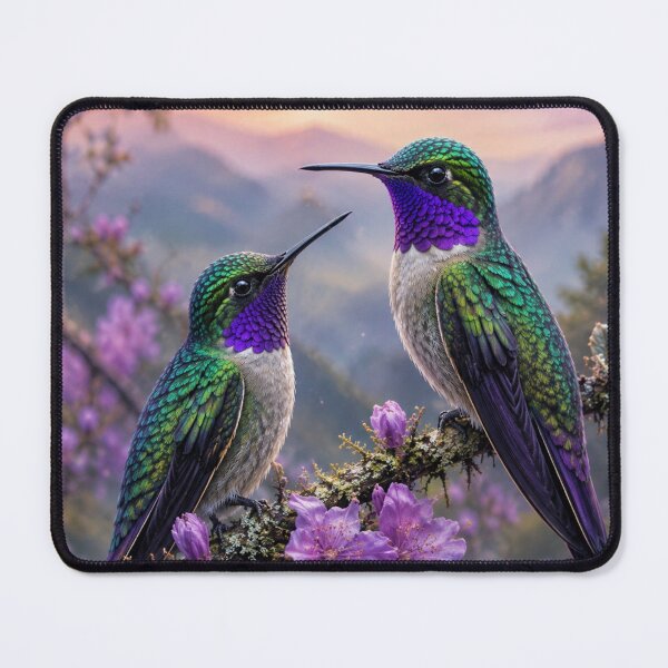 Item preview, Violet throated hummingbirds designed and sold by KingsArtworx 2.