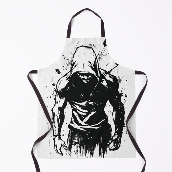 Item preview, Dark Hooded Shadow Assassin Ink Splatter Graphic designed and sold by ERODED SELF.
