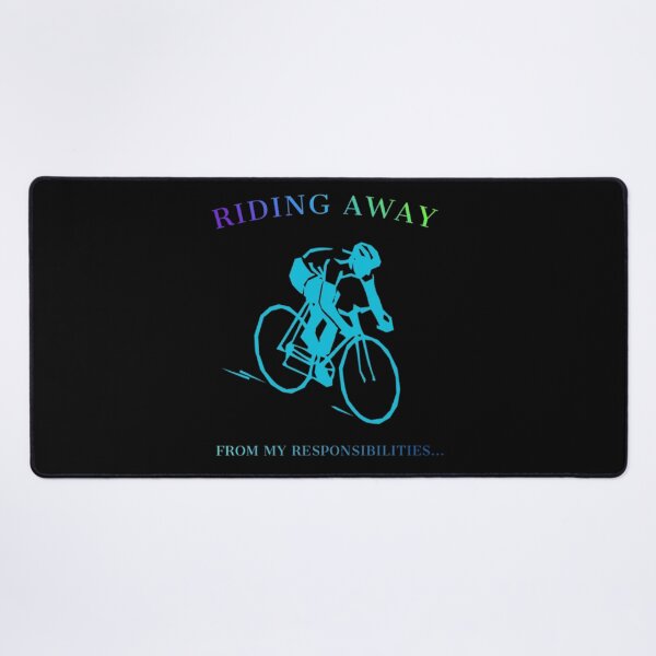 Item preview, Copy of Riding Away From My Responsibilities Bicyclist Graphic designed and sold by Nabutami.