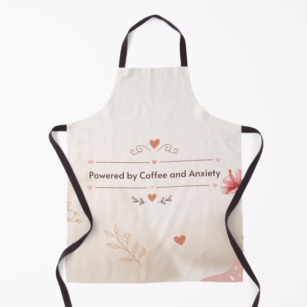 Item preview,  POWERED BY COFFEE AND ANXIETY designed and sold by ekstore1811.