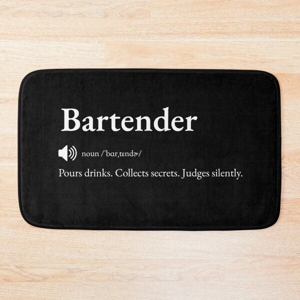 Item preview, Bartender Funny Definition: Gift for Coworker, Friend or Special Someone | Cocktail Crafter's Bar Banter designed and sold by BrooklynRhodes.