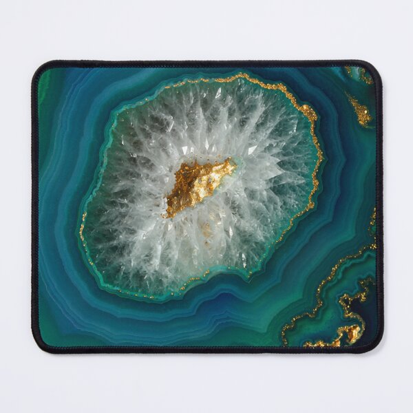 Item preview, Emerald and Gold Crystal Geode designed and sold by DukeNiko.