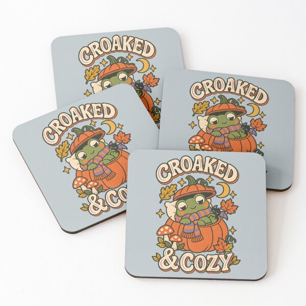 Item preview, Croaked & Cozy Sleepy Pumpkin Frog designed and sold by  MAD's Recreation Studio.
