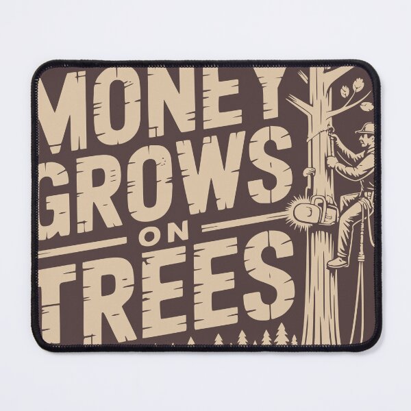 Item preview, My Money Grows on Trees Lumberjack Design designed and sold by baginiak.