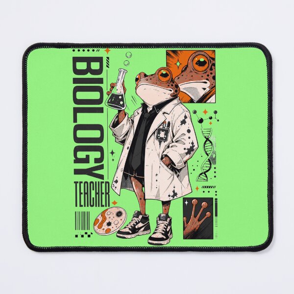 Item preview, Dark Academia Frog Biology Teacher - Funny Science Professor & DNA Lab Coat Art designed and sold by illeN-Art-World.