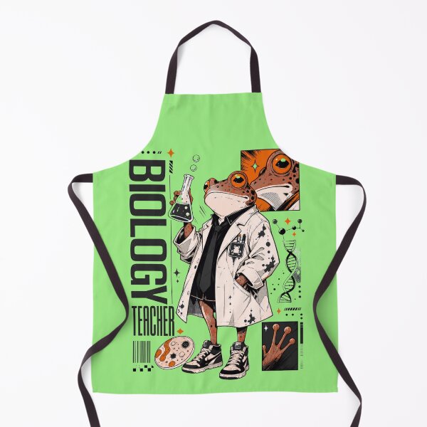 Item preview, Dark Academia Frog Biology Teacher - Funny Science Professor & DNA Lab Coat Art designed and sold by illeN-Art-World.