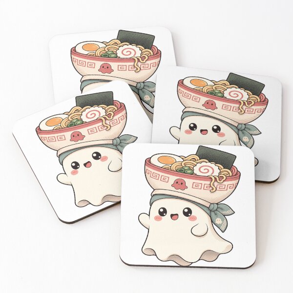 Item preview, Kawaii Ramen Ghost Cute | Vintage Pastel Food Lover Aesthetic Design designed and sold by Art JSMY.