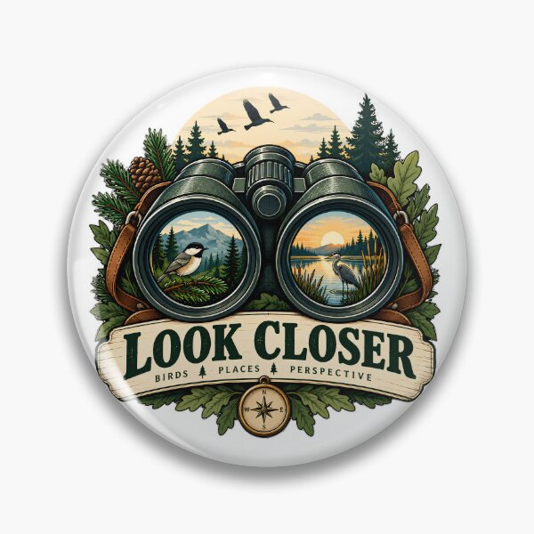 Item preview, Look Closer Binoculars Modern Birding Nature Adventure designed and sold by FindYouByZ.