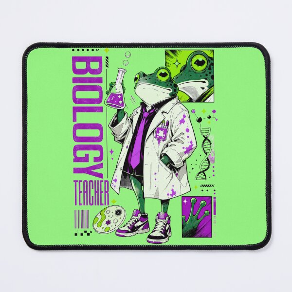 Item preview, Neon Purple Frog Biology Teacher - Cool STEM Major Grad & Science Educator Gift designed and sold by illeN-Art-World.