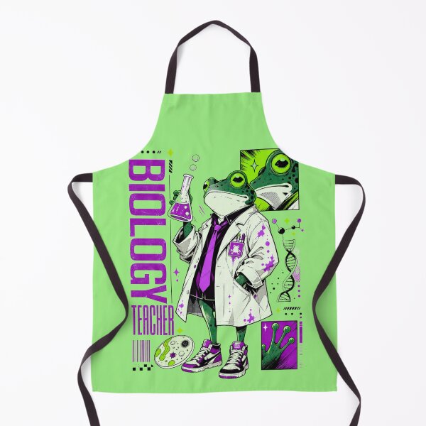 Item preview, Neon Purple Frog Biology Teacher - Cool STEM Major Grad & Science Educator Gift designed and sold by illeN-Art-World.