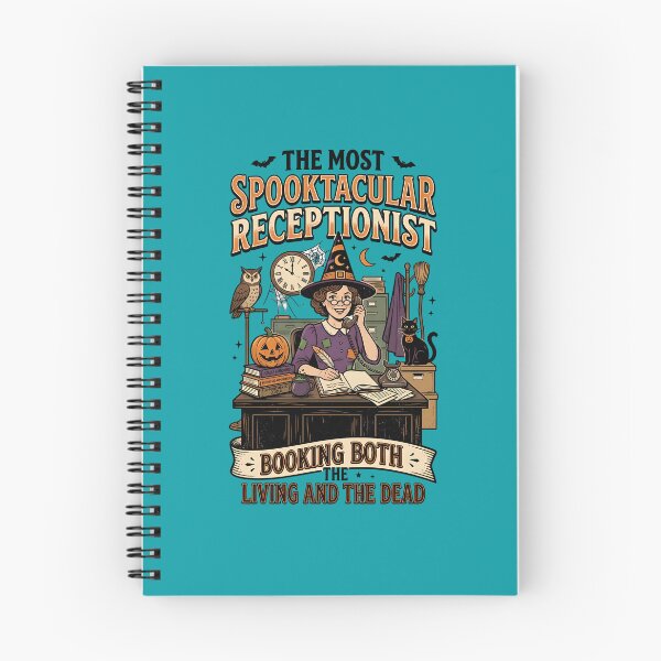 Item preview, The most spooktacular receptionist - Booking both the living and the dead - Halloween for hotel staff designed and sold by ParadoxParadox.