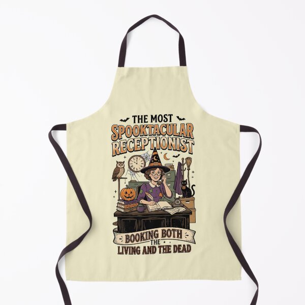 Item preview, The most spooktacular receptionist - Booking both the living and the dead - Halloween for hotel staff designed and sold by ParadoxParadox.