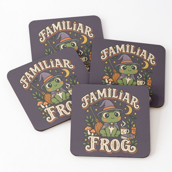 Item preview, Familiar Frog Retro Celestial Witch designed and sold by  MAD's Recreation Studio.