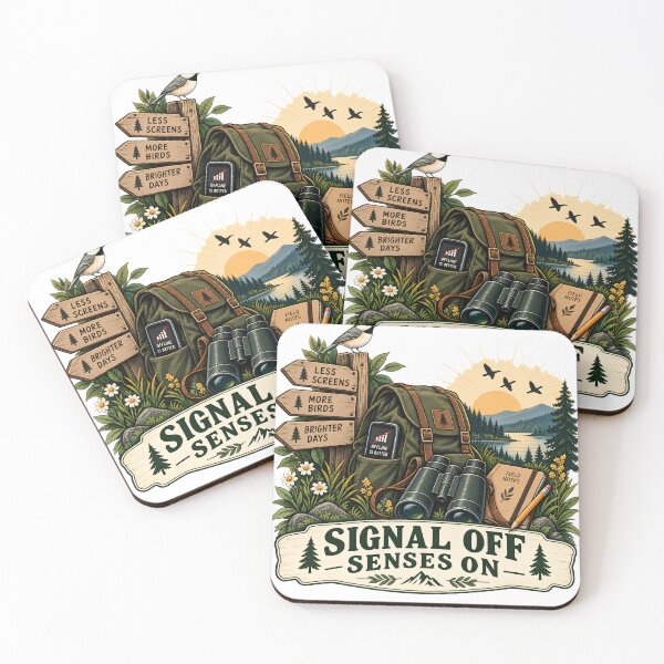 Item preview, Signal Off Senses On Offline Birding Escape designed and sold by FindYouByZ.