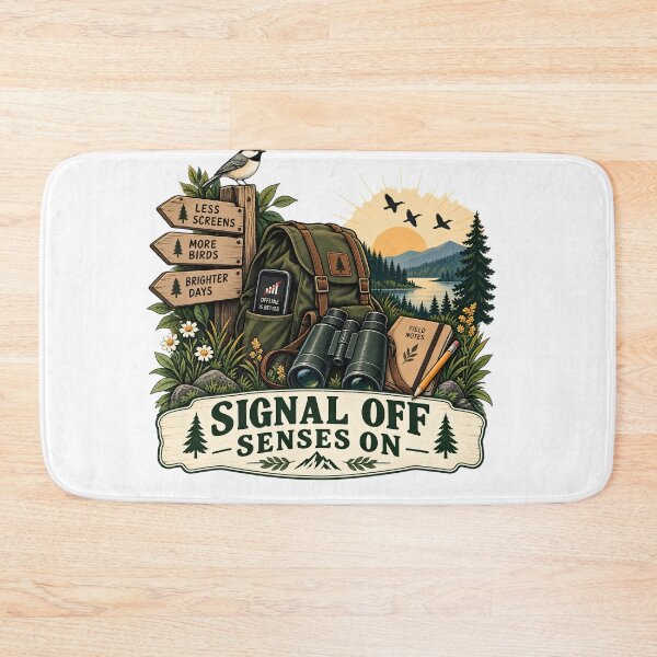 Item preview, Signal Off Senses On Offline Birding Escape designed and sold by FindYouByZ.