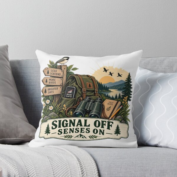 Item preview, Signal Off Senses On Offline Birding Escape designed and sold by FindYouByZ.