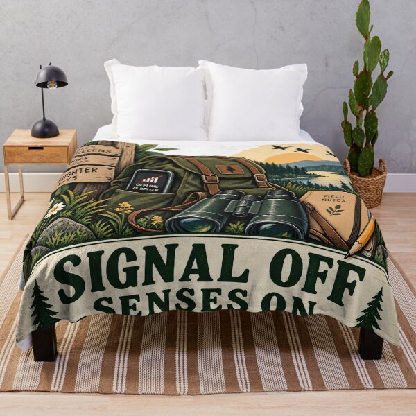Item preview, Signal Off Senses On Offline Birding Escape designed and sold by FindYouByZ.