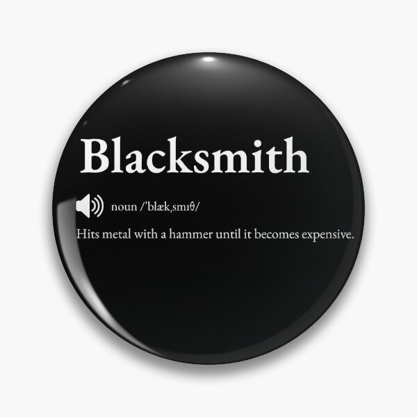 Item preview, Blacksmith Funny Definition: Gift for Coworker, Friend or Special Someone | Metalworker's Forged Banter designed and sold by BrooklynRhodes.