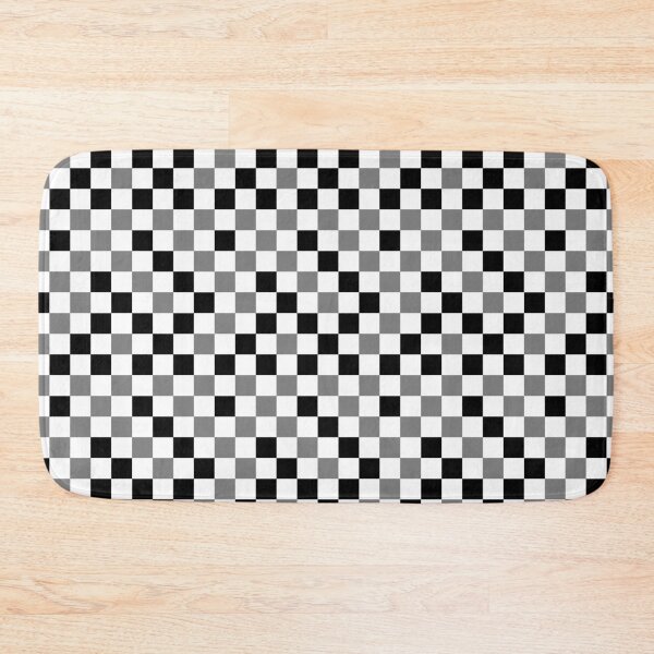 Item preview, Grey Black White Checkered Pattern Design   designed and sold by PatternTitan.