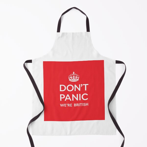Item preview, Keep Calm Style - Don't Panic We're British designed and sold by DoomLoopDesigns.