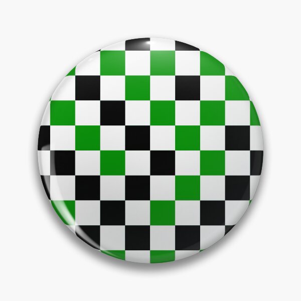 Item preview, Green Black White Checkered Pattern Design   designed and sold by PatternTitan.