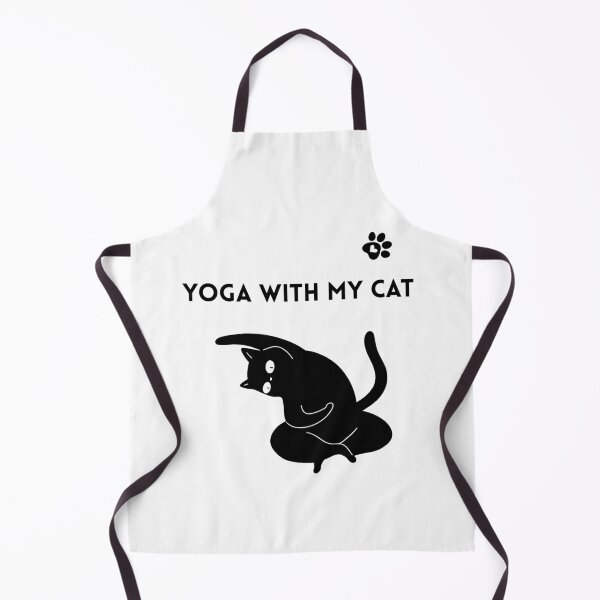 Item preview, Yoga with My Cat – Cat Yoga with a black cat designed and sold by Katja LebenFreude.