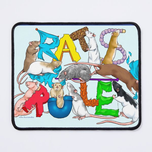Item preview, Rats Rule designed and sold by The Illustrated Rat.