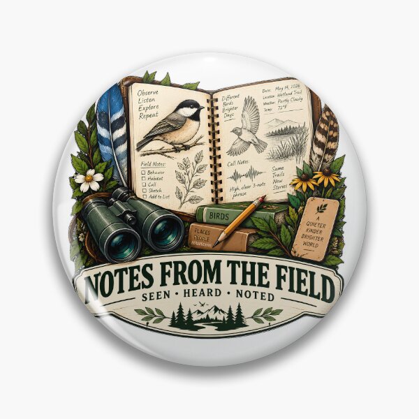 Item preview, Notes From the Field Birding Journal Naturalist designed and sold by FindYouByZ.