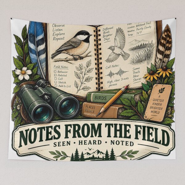 Item preview, Notes From the Field Birding Journal Naturalist designed and sold by FindYouByZ.