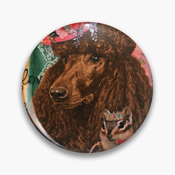 Item preview, Poodle Love With Chipmunk designed and sold by AsheDinaArt.