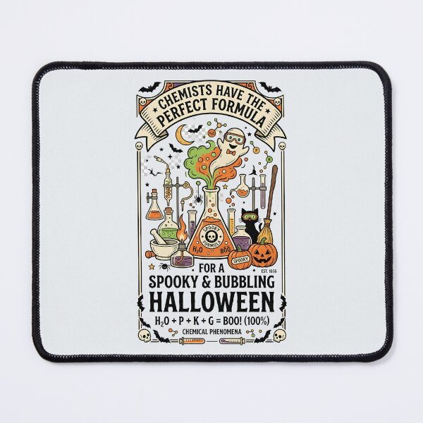 Item preview, Chemists have the perfect formula for a spooky & bubbling Halloween - Spooky season for chemists designed and sold by ParadoxParadox.
