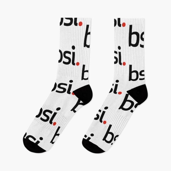 Item preview, BSI Standards Company Logo Black Bold Wordmark with Red Dot Accent designed and sold by fancwbq.