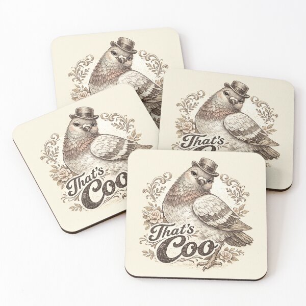 Item preview, That's Coo Funny and cute Pigeon designed and sold by aponwao.