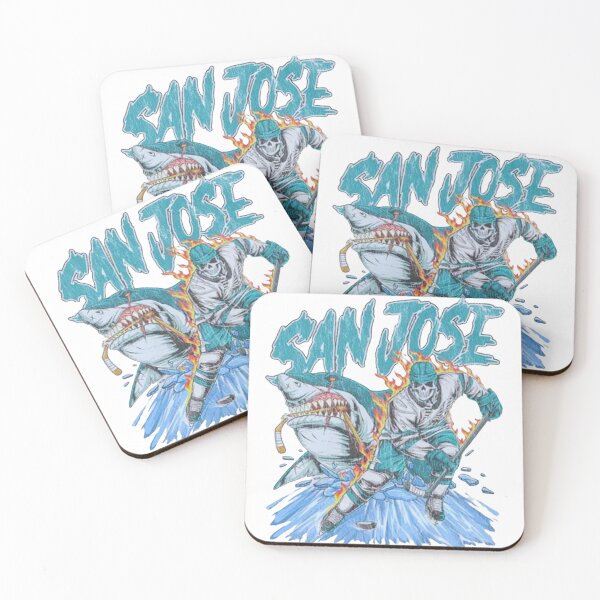 Item preview, San Jose Sharks designed and sold by Skeleton Hockey Department .