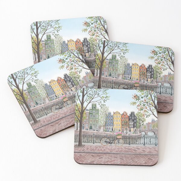 Item preview, Amsterdam Travel Print Netherlands designed and sold by POSTERIOCREW.