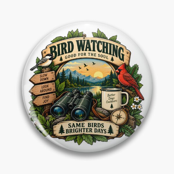 Item preview, Bird Watching Brighter Days Outdoor Nature Escape designed and sold by FindYouByZ.