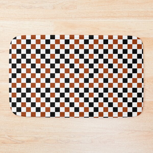 Item preview, Brown Black White Checkered Pattern Design   designed and sold by PatternTitan.