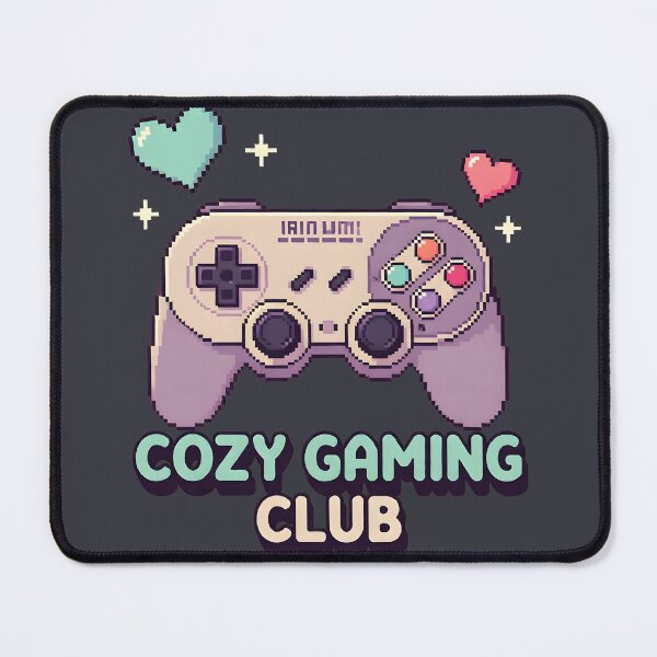 Item preview, Cozy Gaming Club Retro Pixel Heart Gamer Aesthetic designed and sold by DoceVaga.