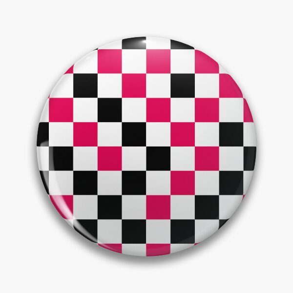 Item preview, Pink Black White Checkered Pattern Design   designed and sold by PatternTitan.