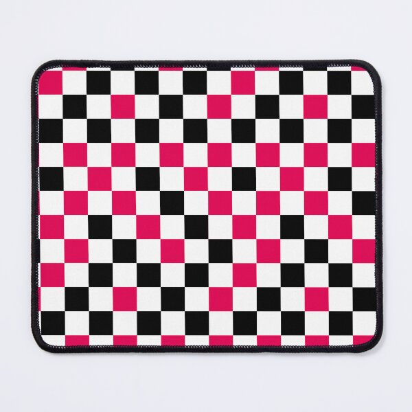 Item preview, Pink Black White Checkered Pattern Design   designed and sold by PatternTitan.