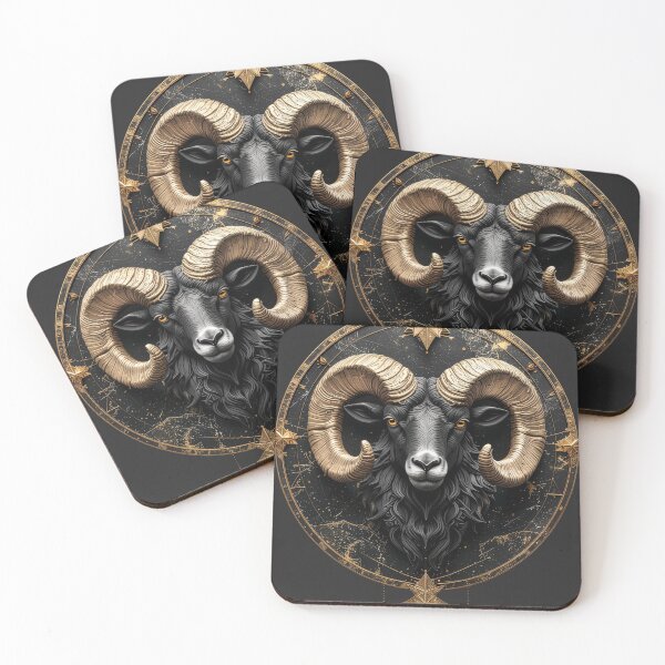 Item preview, Black and Gold Ram Emblem designed and sold by DukeNiko.