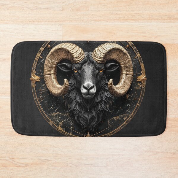 Item preview, Black and Gold Ram Emblem designed and sold by DukeNiko.