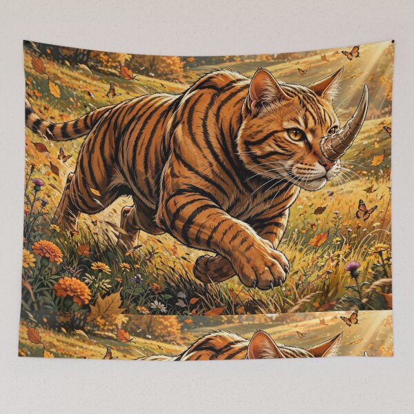 Item preview, Wildhorn – A Feline Creature of Autumn designed and sold by TreatLLC.