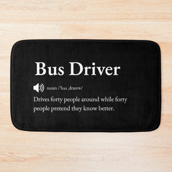 Item preview, Bus Driver Funny Definition: Gift for Coworker, Friend or Special Someone | Road Warrior's Driving Banter designed and sold by BrooklynRhodes.