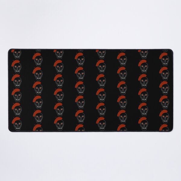 Item preview, French Skull with Red Beret and Peach Eyes designed and sold by laxmanrajart.