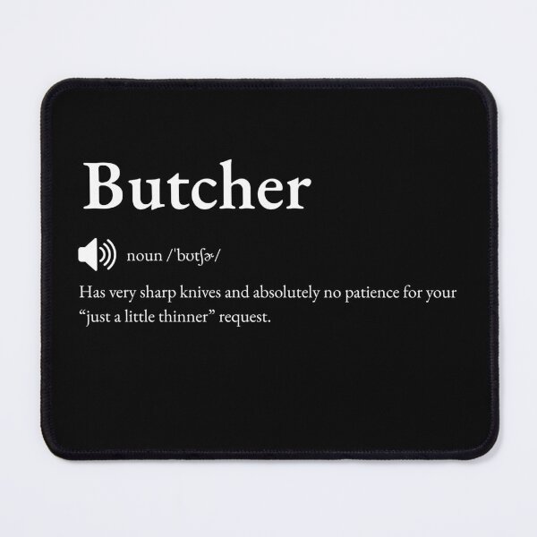 Item preview, Butcher Funny Definition: Gift for Coworker, Friend or Special Someone | Meat Cutter's Shop Banter designed and sold by BrooklynRhodes.