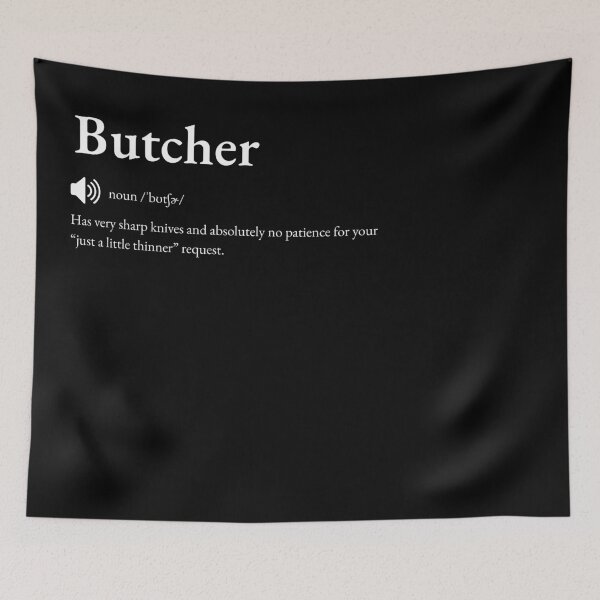 Item preview, Butcher Funny Definition: Gift for Coworker, Friend or Special Someone | Meat Cutter's Shop Banter designed and sold by BrooklynRhodes.