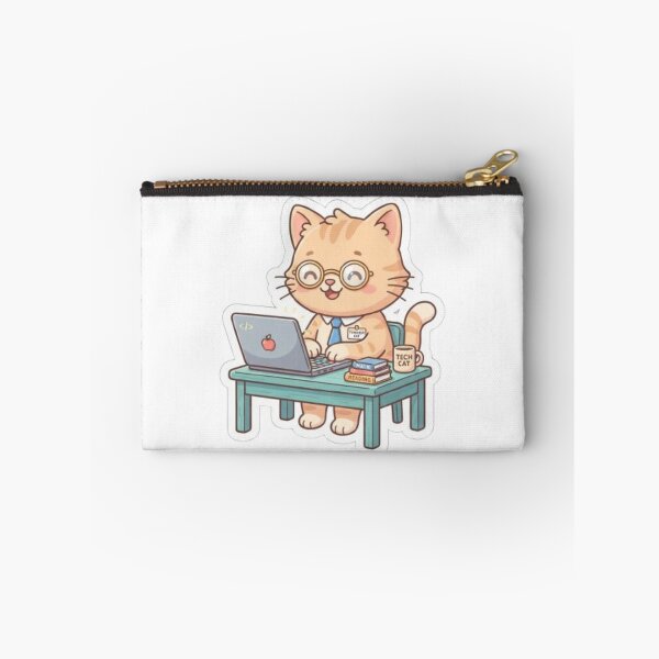 Item preview, IT Teacher Kitten Working designed and sold by PrintforDesign.