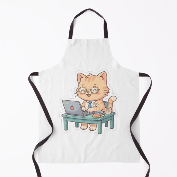 Item preview, IT Teacher Kitten Working designed and sold by PrintforDesign.