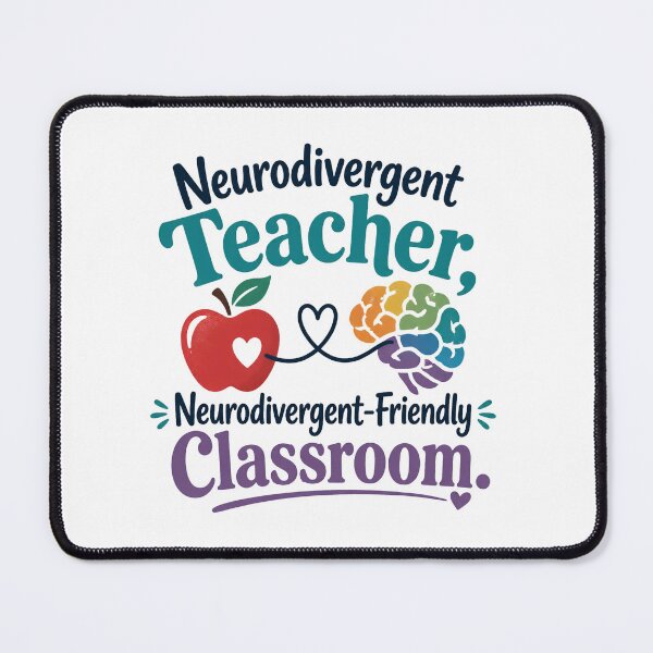 Item preview, Neurodivergent Teacher Neurodivergent Friendly Classroom - ADHD Autism Teacher Shirt designed and sold by Neurospicy Trolls.